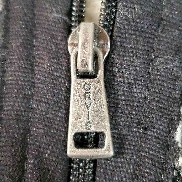 ORVIS Brighton Sherpa Quarter 1/4 ¼ Zip‎ Pullover Sweater Heathered Black XL - Picture 5 of 10